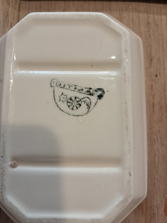 Set da toilette antico Ditmar Urbach - Portasapone e portapettine (Art Déco, anni '20/'30 - Produttore (photo 3 of 10)