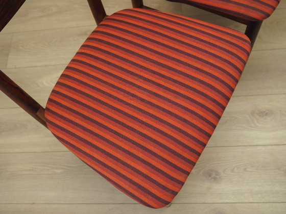 Image 1 of Set van zes palissanderhouten stoelen, Deens design, jaren 70, fabrikant: Skovby Møbelfabrik