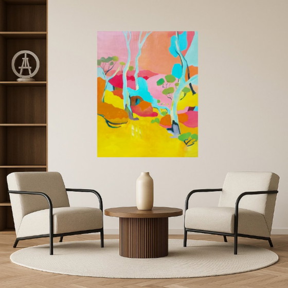 Peinture Acrylique 80x100cm – Objets d'art, Toile (photo 11 of 15)