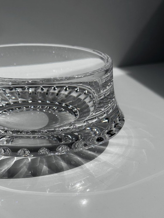 Image 1 of Ciotola di cristallo vintage / Vide Poche Mid Century 60s 70s Brutalist Bonbonniere