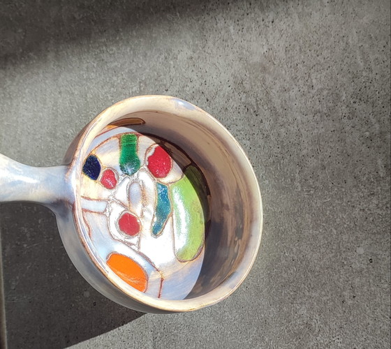 Image 1 of Ceramica firmata Marie-Christine Treinen Vallauris 20° Congresso di Nizza