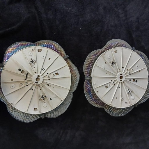 Prachtige grote plafond- of wandlamp van Muranoglas, Italië