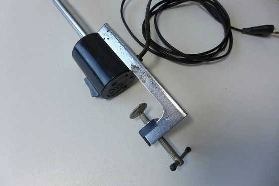 Image 1 of Space Age table lamp, vintage clamp lamp, 1960s/70s, Orange Luminaires NF, France