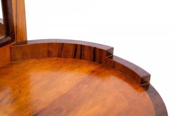 Image 1 of Tavolino da toilette con sedia in stile Art Déco, Polonia, metà del XX secolo.