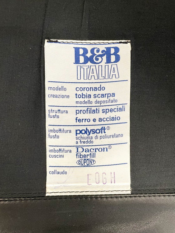 Poltrona Vintage Coronado per B&B Italia di Afra & Tobia Scarpa – Poltrone, Leather, Metal (photo 9 of 9)