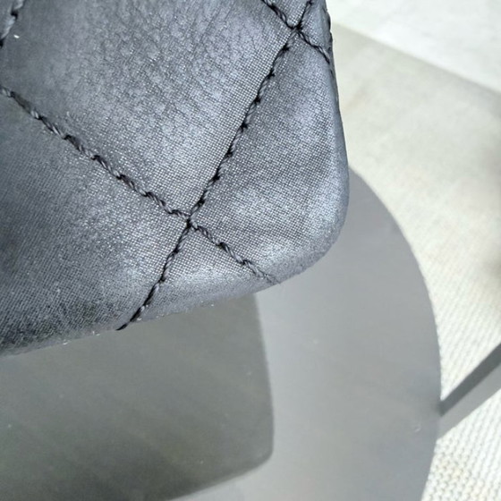 Image 1 of Chanel 2.55 Reissue 227 Large - Cannage Calfskin Black Ruthenium Silver Hardware Series 14