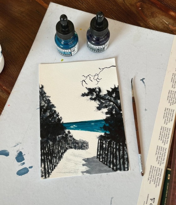 Image 1 of Artist's sketch 21x15cm