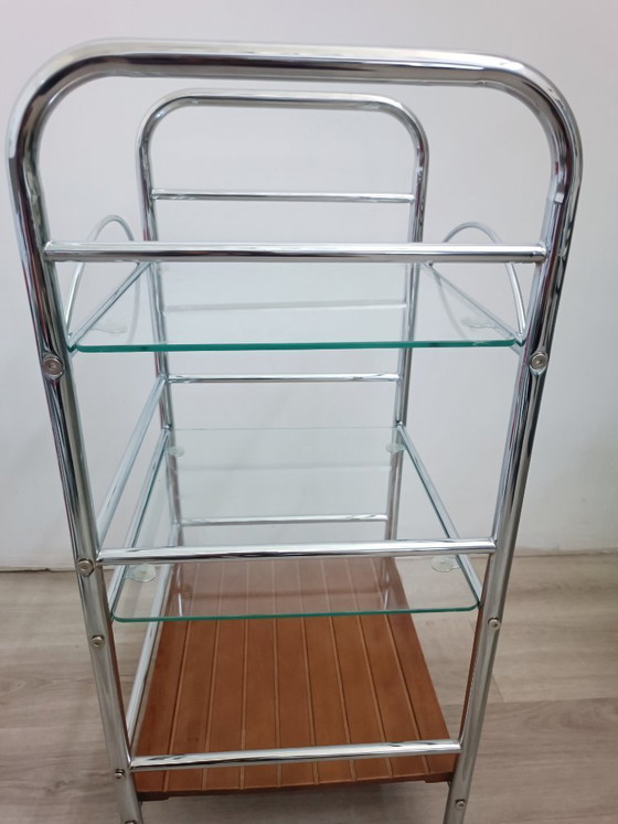 Image 1 of Vintage serveerwagen van Allibert, jaren 90.