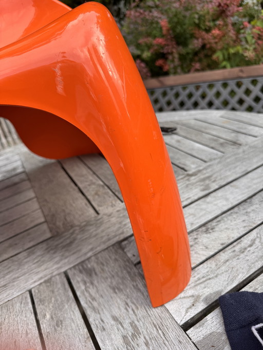 4x Stacy Dukes Chaise Efebino Arteminde en orange
