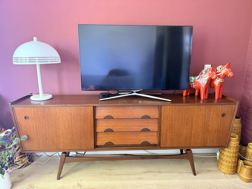 Unique mid-century teak sideboard