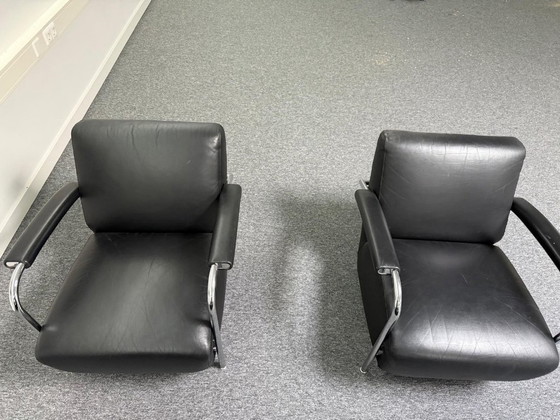 Image 1 of Set Leolux Scylla sofa and 2 chairs