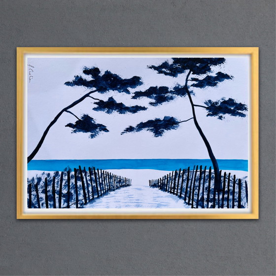 Image 1 of Ink on white paper, 30x21cm