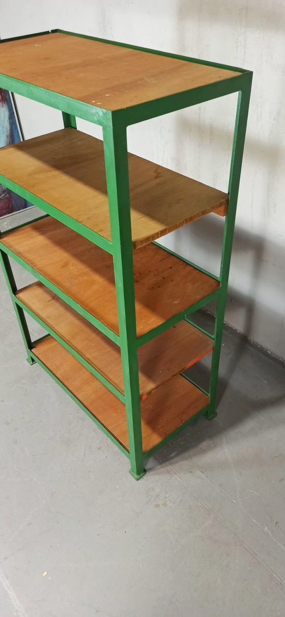 Image 1 of Vintage industrial shelving unit 