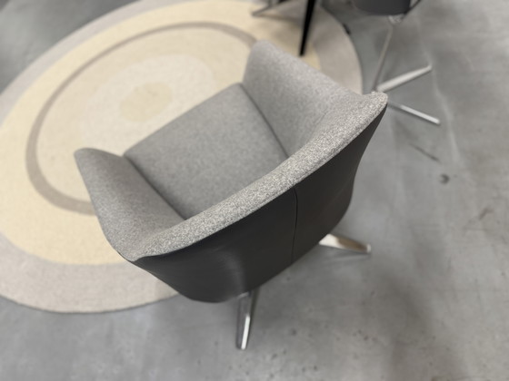 Image 1 of 2 De Sede 278 Drehstühle Living Leder grau