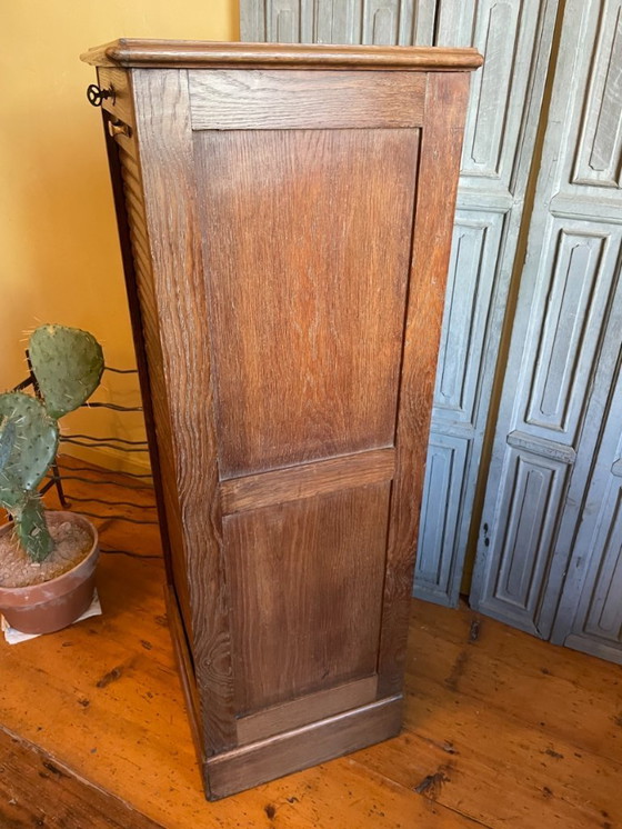 Image 1 of Roller shutter cabinet Archive cabinet Music cabinet Art Deco Scholz French