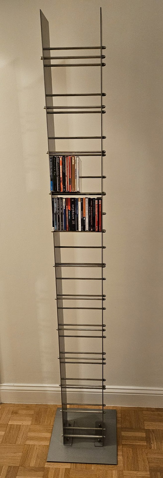 Image 1 of CD / Video Rack Pol Quadens from metal - with proof of purchase