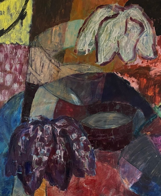 Image 1 of Pieter Entrop - "De Nurit" - Mixed media on canvas (large)