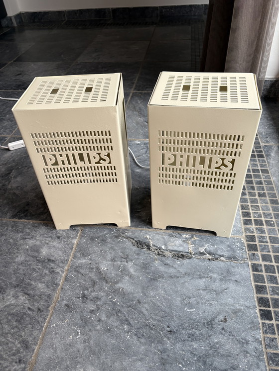 Image 1 of 2x Philips vintage tafellamp