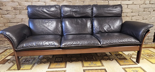 3-seater Leather Sofa Dreipunkt Scala 80' Year