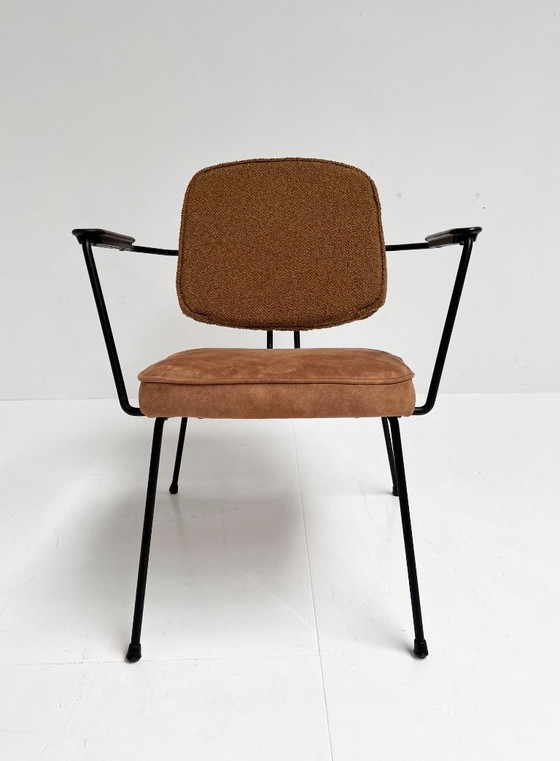 Image 1 of Model 5002 armchair with side table by Rudolf Wolf for Elsrijk, 1950s