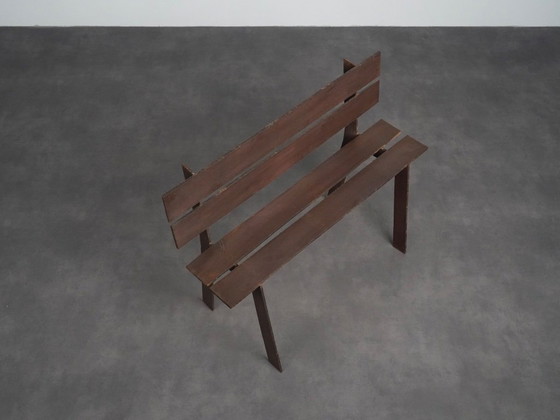 Panca unica in acciaio Corten di Sjer Jacobs, Paesi Bassi, anni '90 – Panche, Iron (photo 5 of 10)