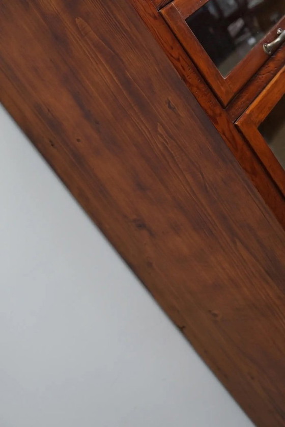 Image 1 of Mobiletto alto da merceria in pino tedesco d'epoca, anni '50