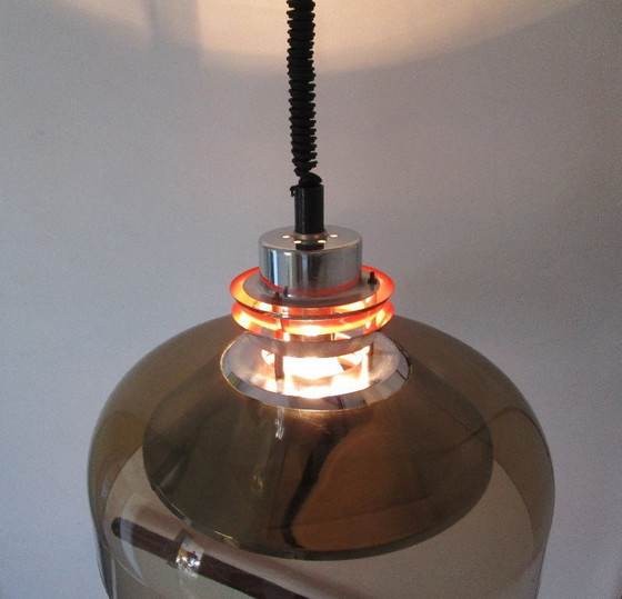 Image 1 of Mid - Century Space Age pendant lamp by Herda