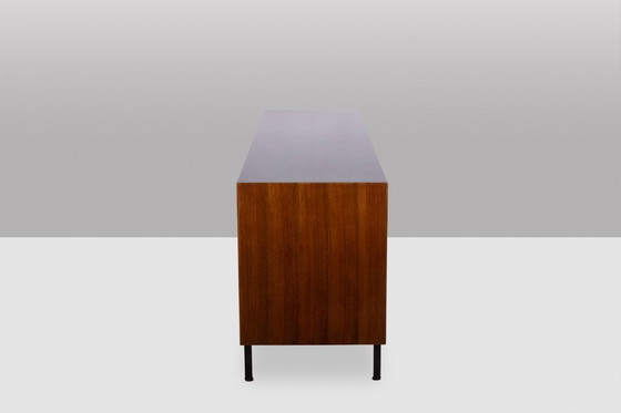 Image 1 of Bernard Marange. Teakhouten dressoir. Circa 1960.
