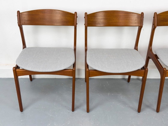 Danish Teak Dining Chairs by Erik Buch for OD Møbler, 1960s, Set of 4 – Esszimmerstühle, Wood (photo 10 of 23)