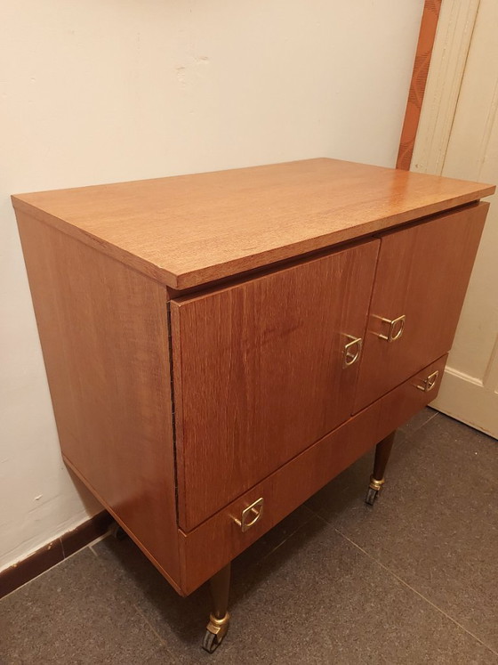 Image 1 of Cassettiera su ruote di metà secolo, anni '70