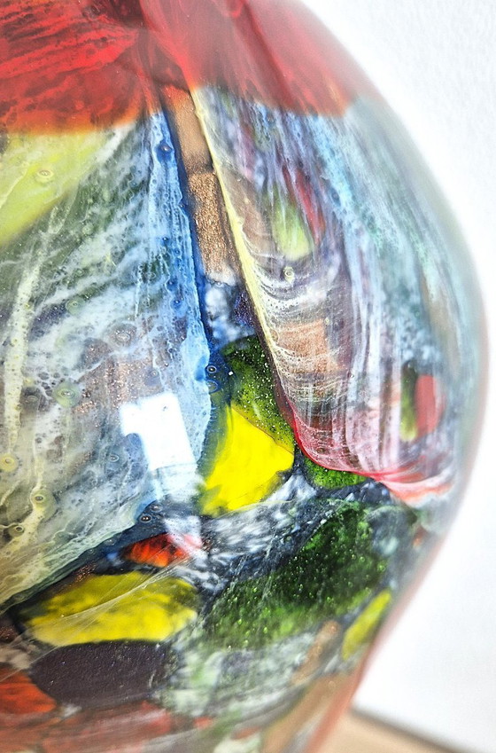 Rare Dino Martens For Aureliano Toso Murano Tutti Frutti Vase - 1950s – Glass, Murano Glass (photo 7 of 18)