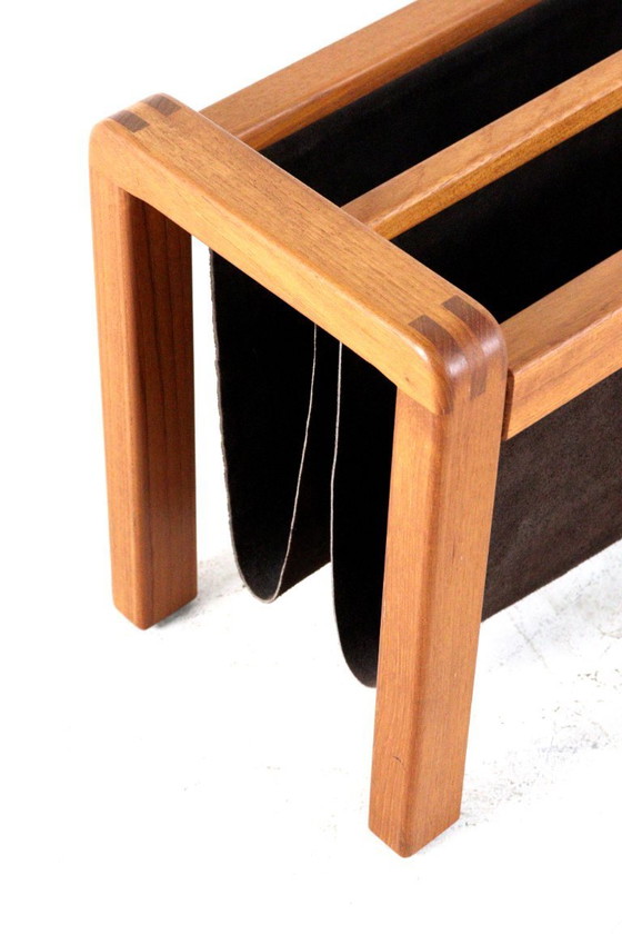 Salling Stolefabrik Reading Tray Magazine Rack Storage Holder Vintage Danish Design – Wood (photo 4 of 15)