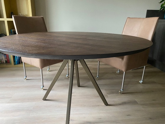 Image 1 of Table de salle à manger ronde, diamètre 140 cm