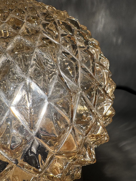 Image 1 of Vintage ceiling lamp in cut glass