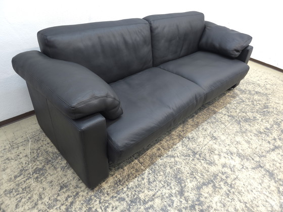 Image 1 of De Sede ds 116 designer sofa leren bank desede top zwart