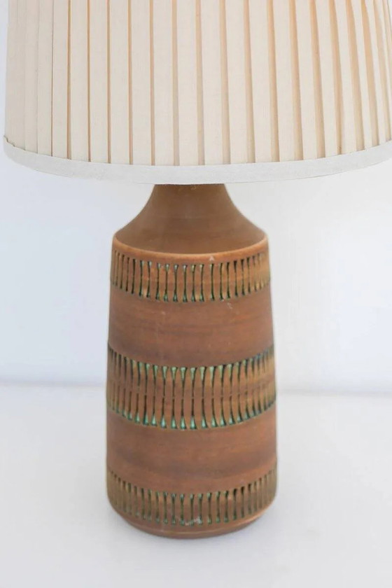 Image 1 of Mid-century modern Scandinavian pottery table lamp by Anagrius, 1970s