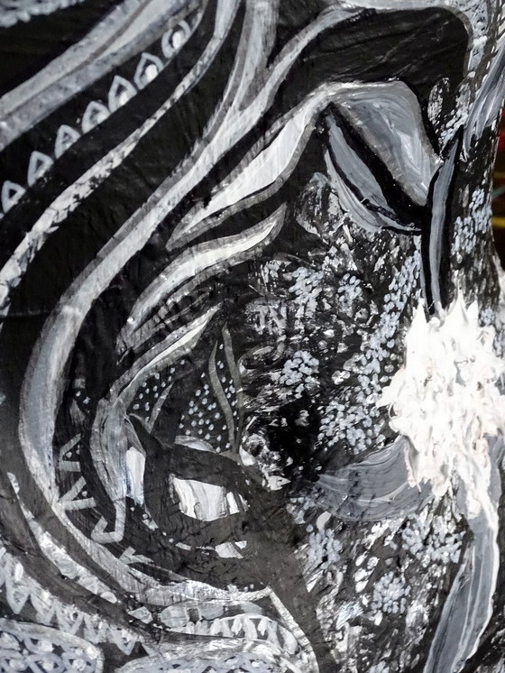 Image 1 of CB. busto di manichino bianco e nero