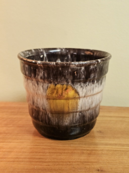 Maceta alemana vintage Maceta Alemania Marrón