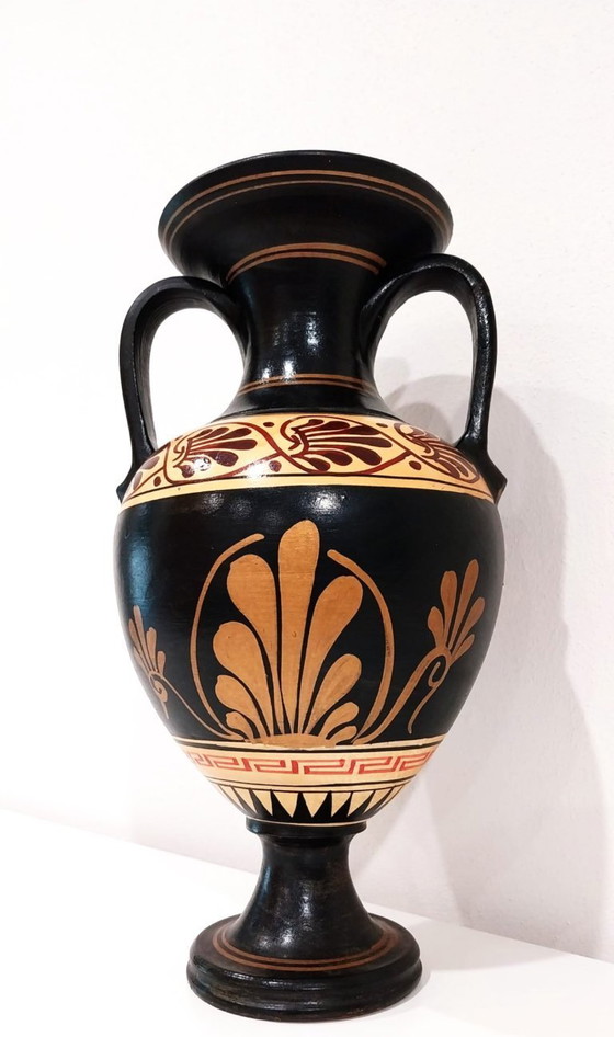 Image 1 of Grande amphore de style grec peinte à la main - Édition limitée IM3R 7/10Julklapp, cadeau de Noël