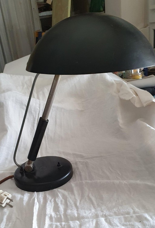 Bauhaus Schreibtischlampe v. Karl Trabert für Schanzenbach