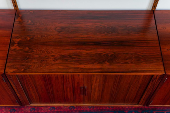 Image 1 of Modularer Wandschrank aus Palisanderholz von Kai Kristiansen für FM Møbler, 1960er Jahre