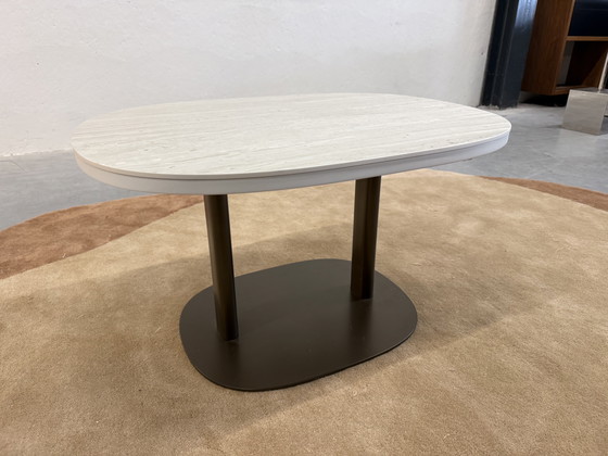 Image 1 of Tavolino da caffè Leolux Toveri in ceramica Strata Argentum