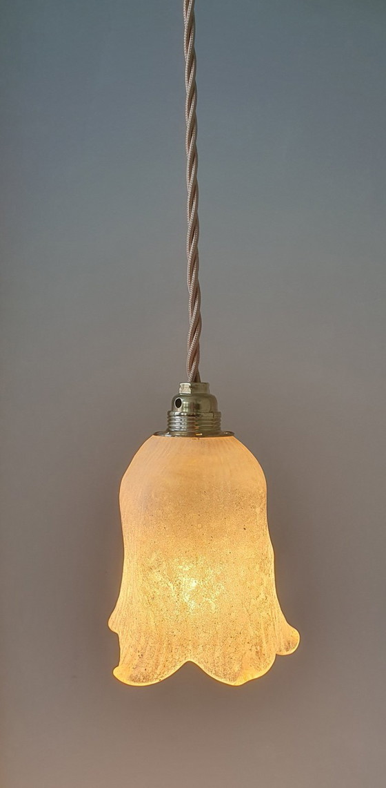 Image 1 of Set van 2 Vintage Murano hanglampen - Mid Century - Italy