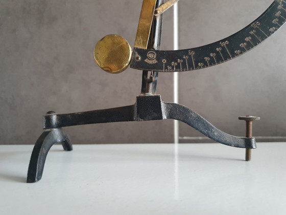 Image 1 of Règle graduée concave ancienne / Règle postale