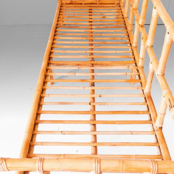 1x 1970s Italian Bamboo And Rattan Sofa, Vivai Del Sud Style, Riviera Modern – 3-5 seaters, Wicker (photo 6 of 17)