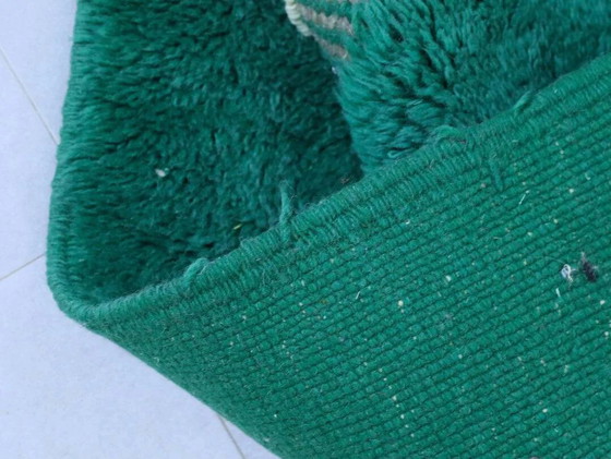 Moroccan green rug - Custom rug 2.5/1.5m – Rugs & carpets, Wool, Cotton, Mid Century Modern (photo 6 of 9)