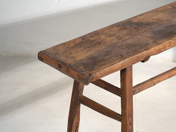 Consolle alta antica (c.1900) #42, Console, Legno, Marrone, Rustic (foto 31 di 36)