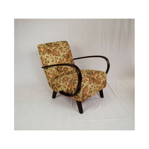 Chaise longue vintage par J. Halabala pour Up Závody Brno, République Tchèque 1935