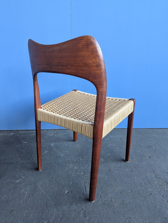 Image 1 of 4 sillas de mediados de siglo - Arne Hovmand Olsen para Mogens Kold