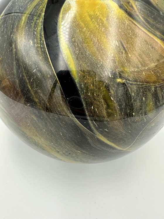 Image 1 of Grande vaso in vetro artistico Iwatsu soffiato a bocca, Giappone